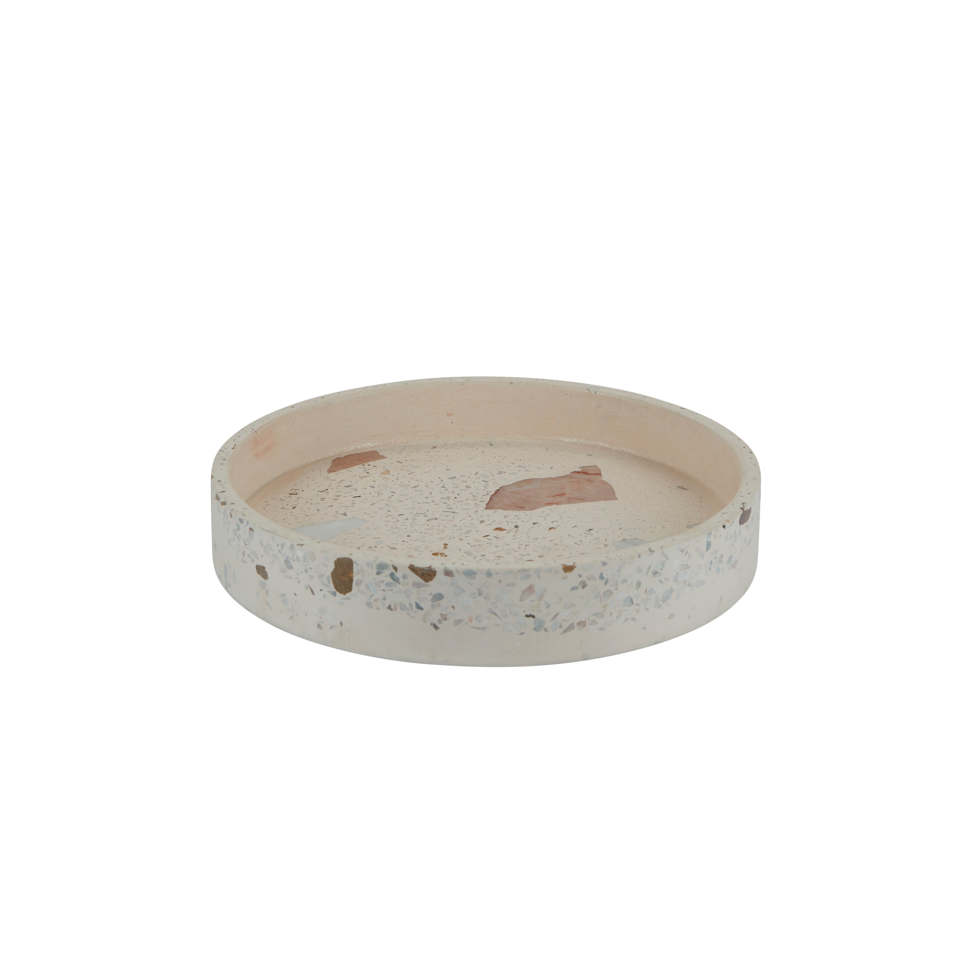 Terrazzo bakke, soft rose - Ø20 cm.